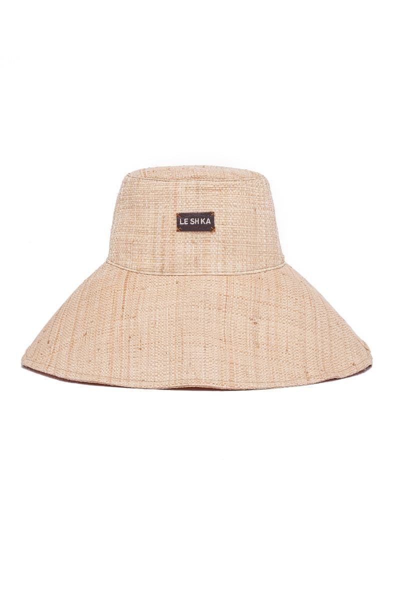LARGE NATURAL BUCKET HAT