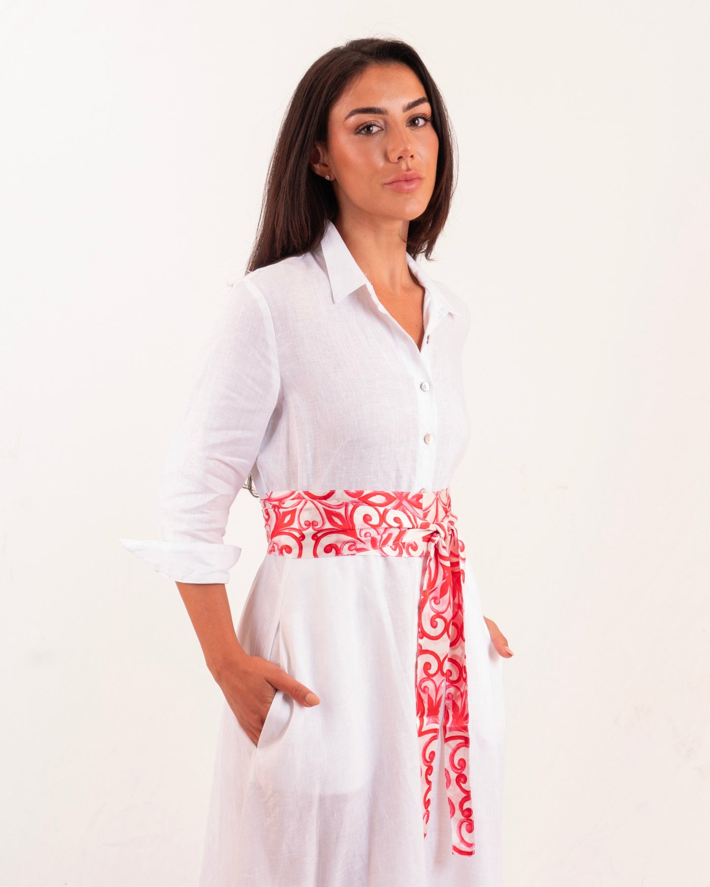 Linen belt