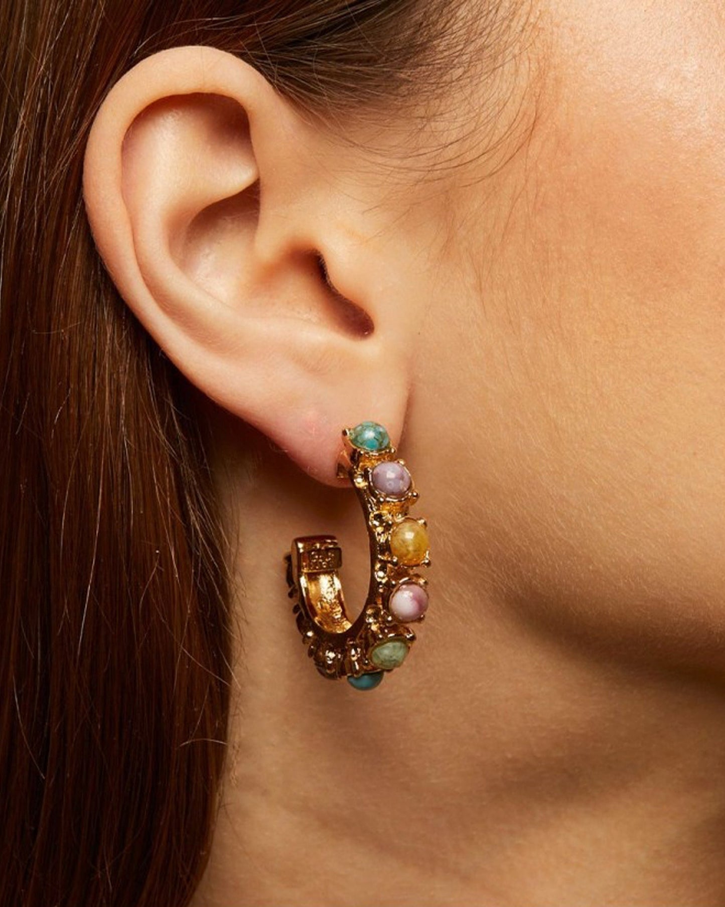 Gas Bijoux Parelie Hoop