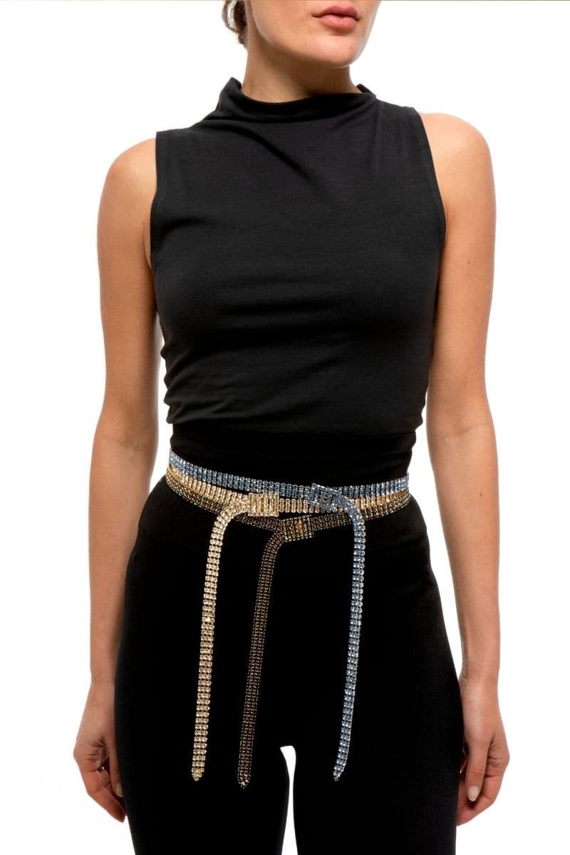 CRYSTAL EMBELLISHED BELT