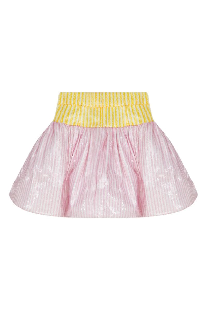 SEQUIN RUFFLE MINI SKIRT