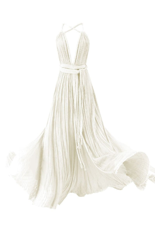 GISELLA MAXI DRESS IN NUDE