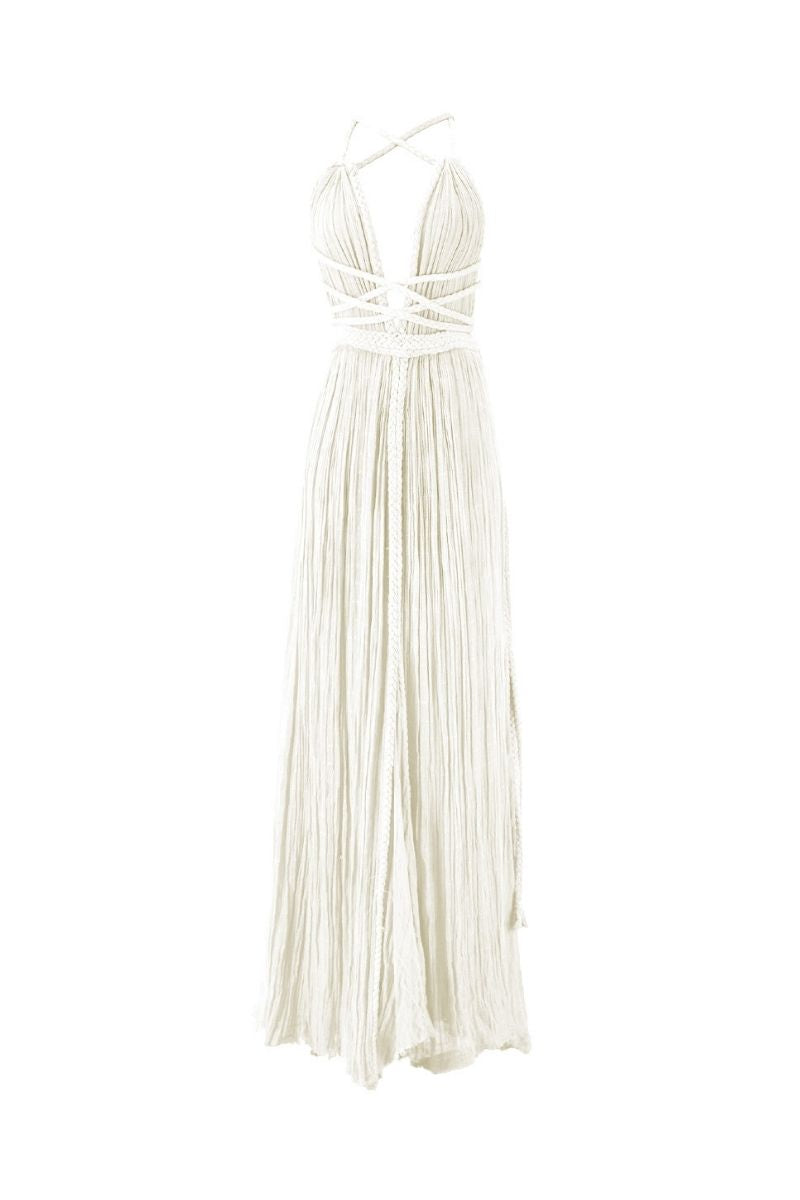 GISELLA MAXI DRESS IN NUDE