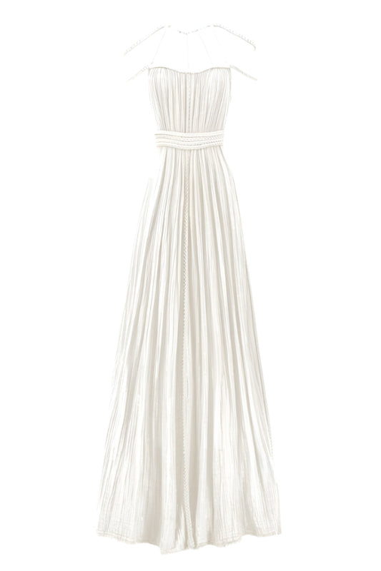 SEVERYNA DRESS IN NUDE