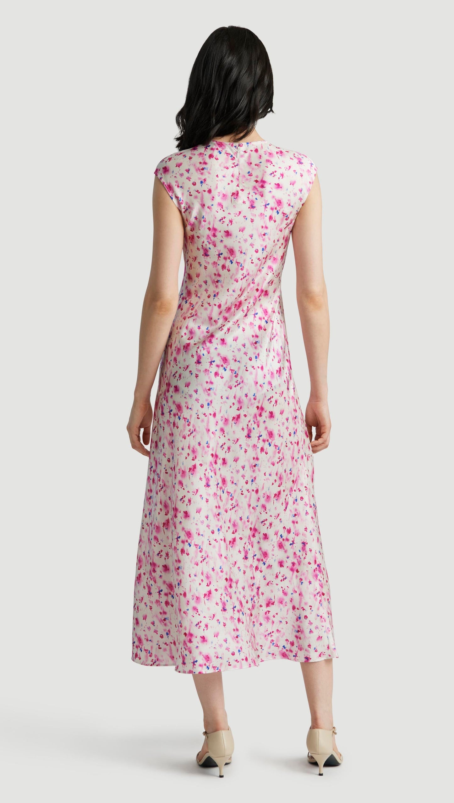 Bias Dress in Silk Charmeuse | Flora