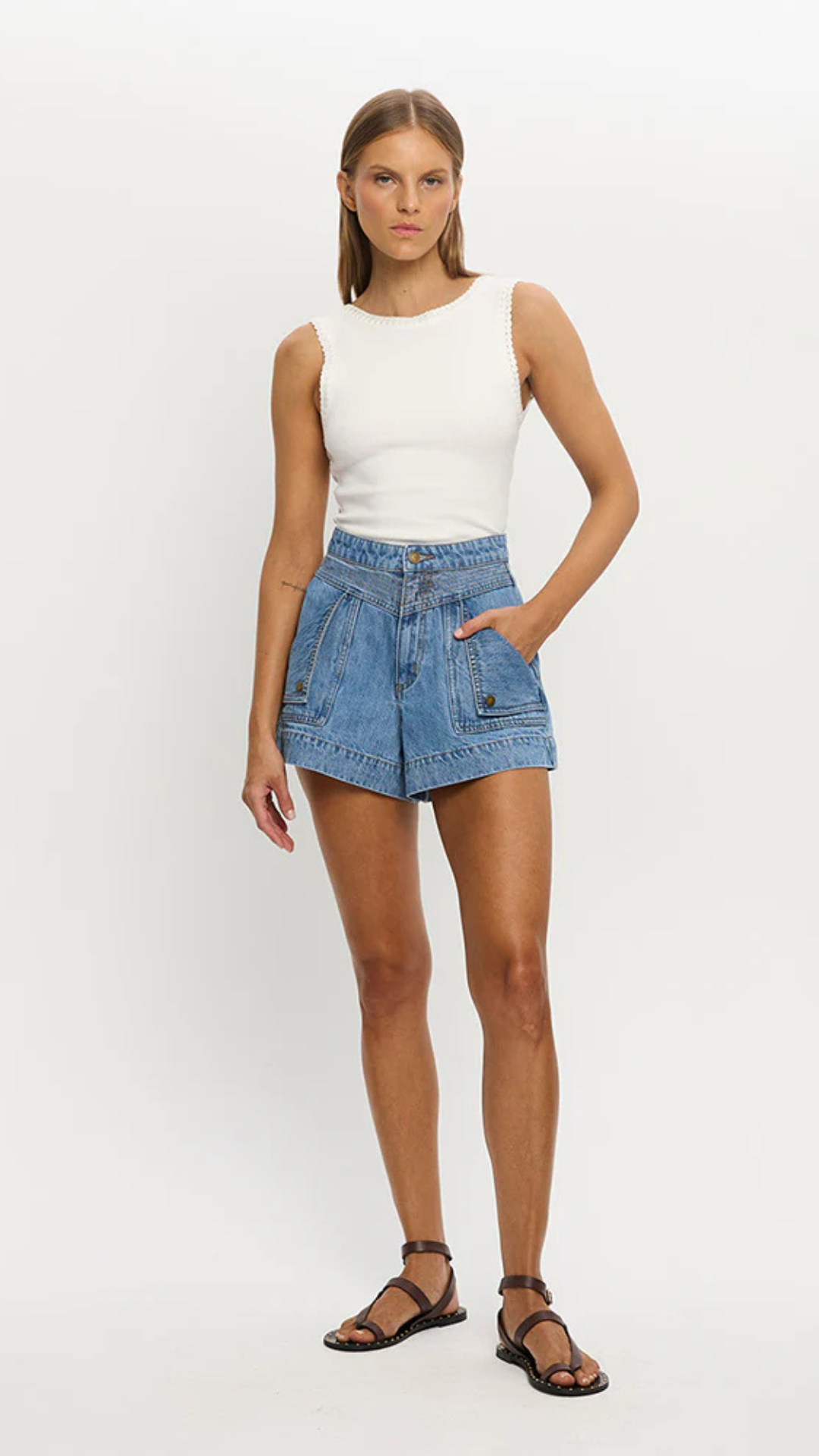 Celine Denim Shorts