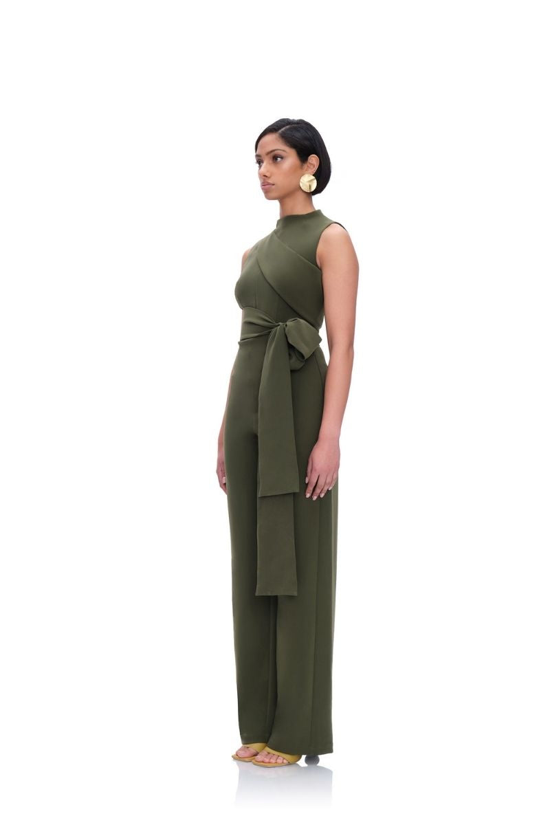 EDAR JUMPSUIT IN OLIVE