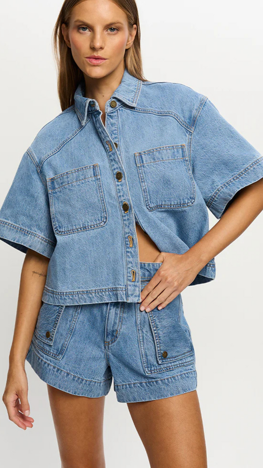 Celine Denim Shorts