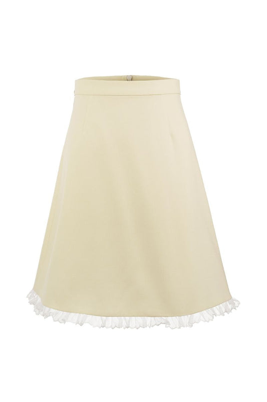 BONNIE SKIRT IN PASTEL YELLOW