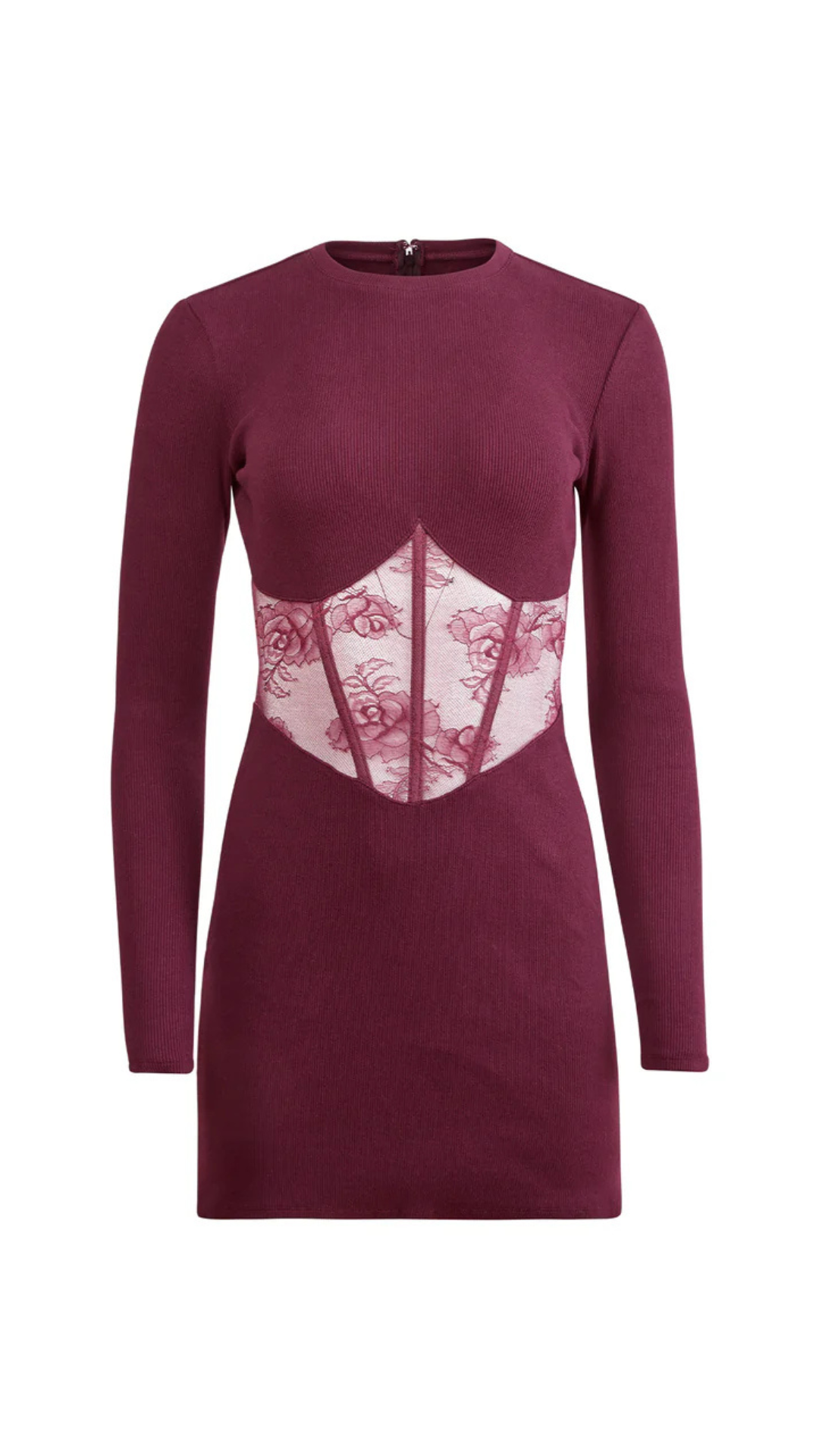 Rib and Bouquet Lace Dress