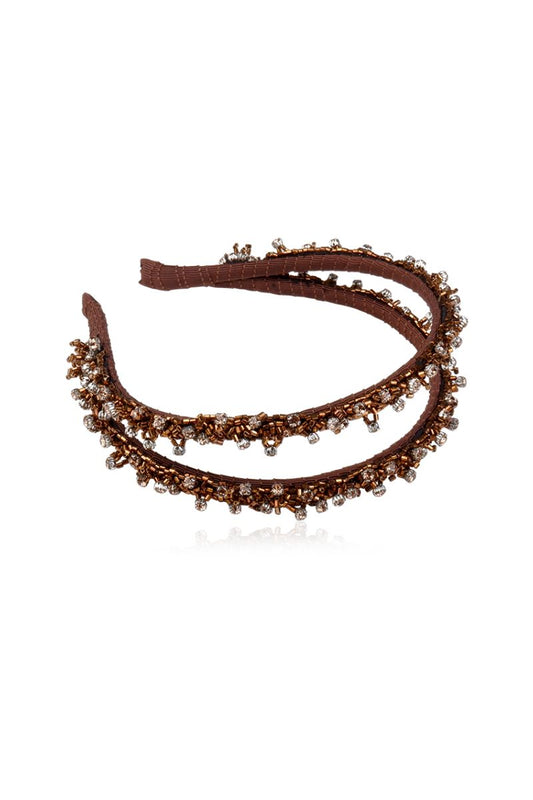 IVORA GOLD TWIN HEADBAND