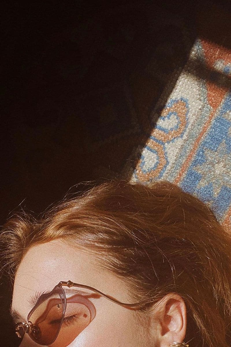 BROWN FORGET ME NOT SUNGLASSES