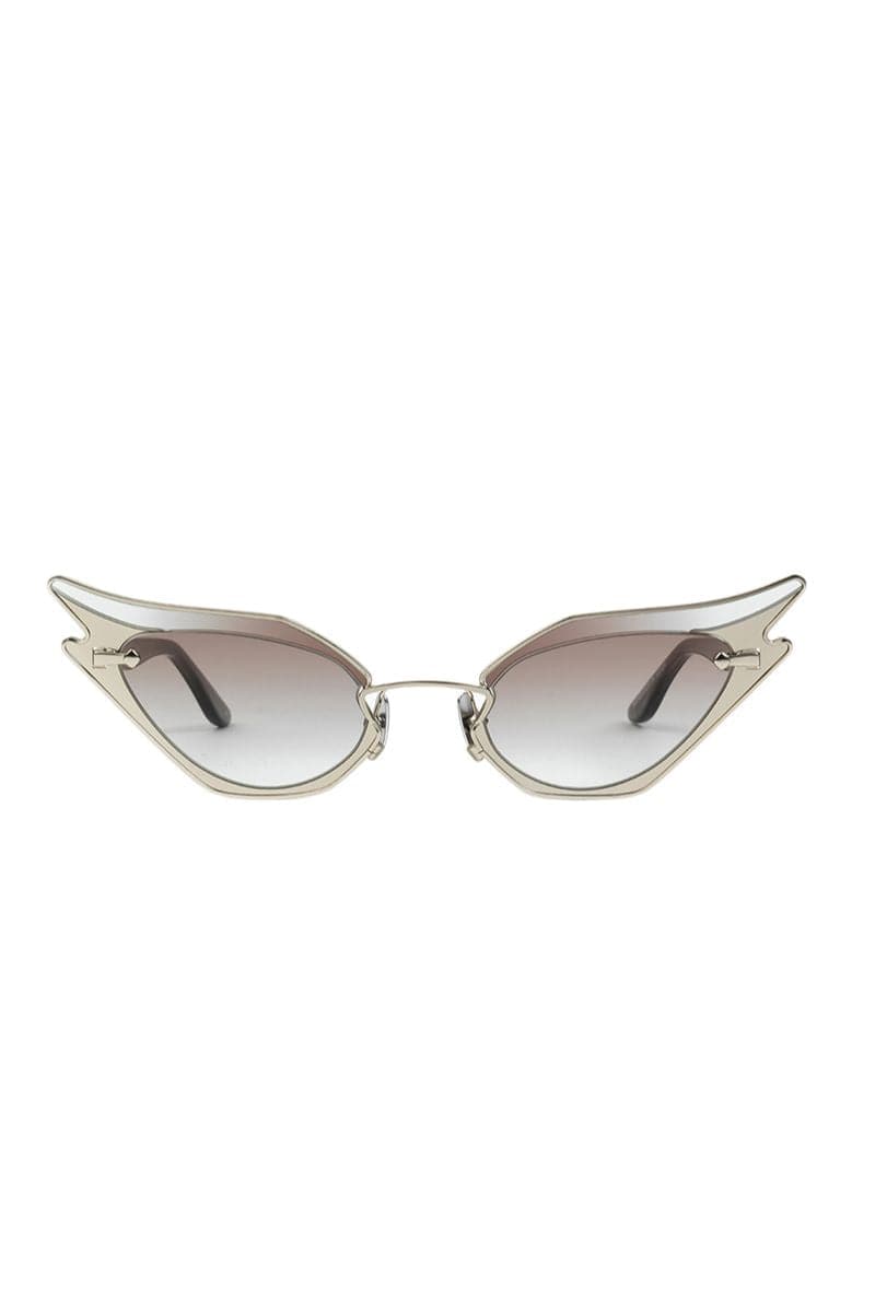 SILVER WILD AT HEART SUNGLASSES