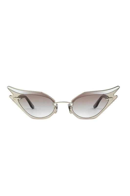 SILVER WILD AT HEART SUNGLASSES