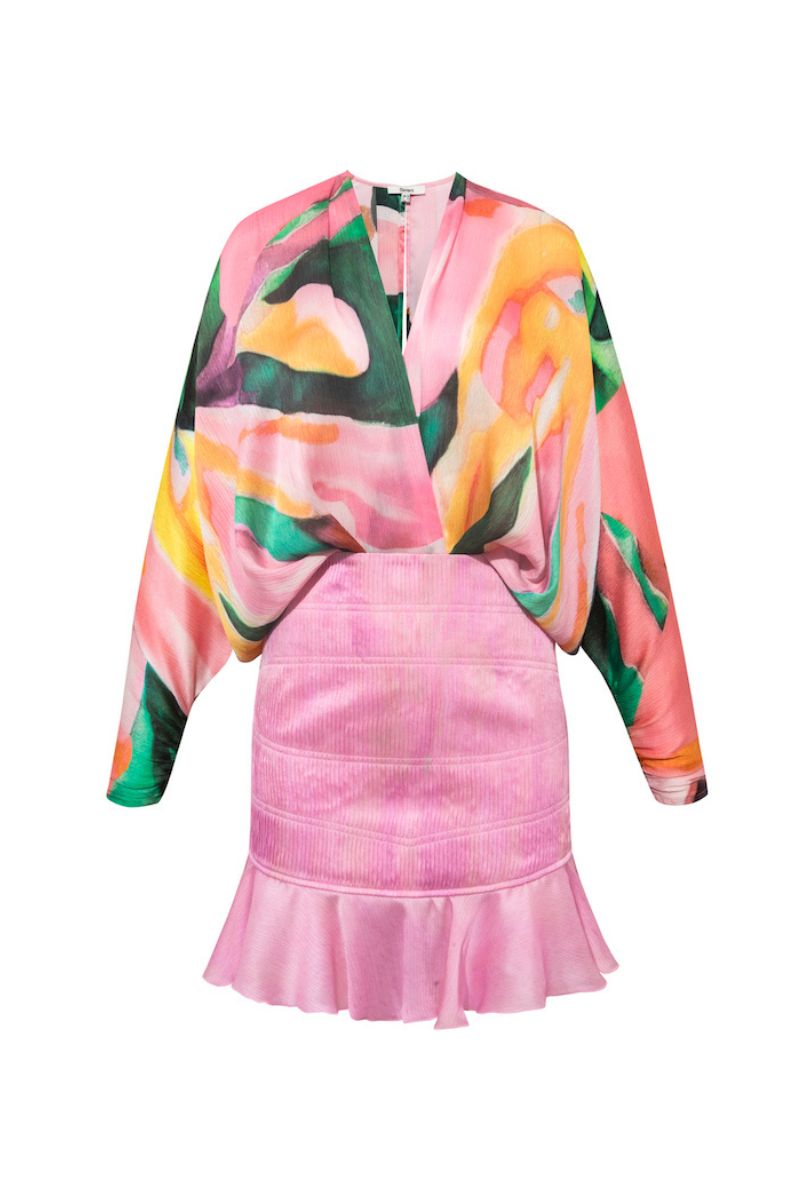 FIORELLA DRESS IN TAFFY PINK