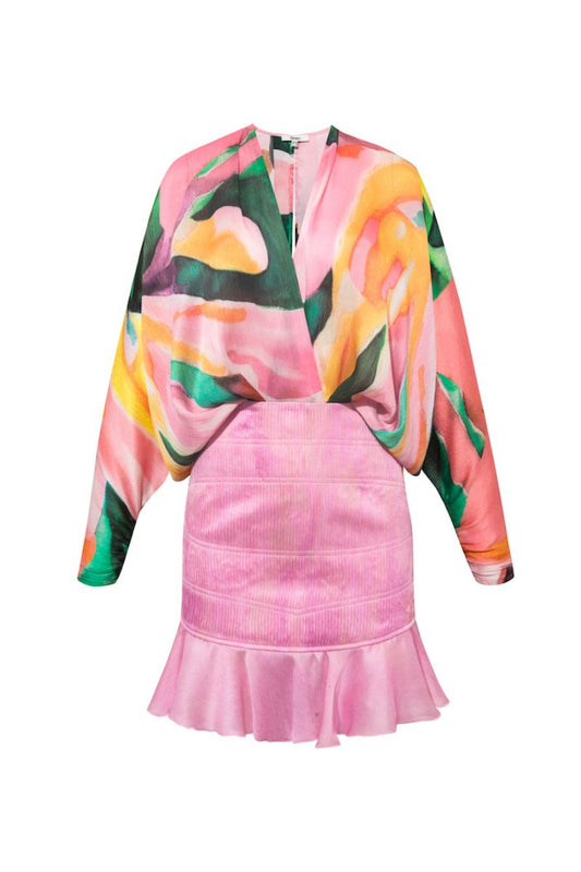 FIORELLA DRESS IN TAFFY PINK