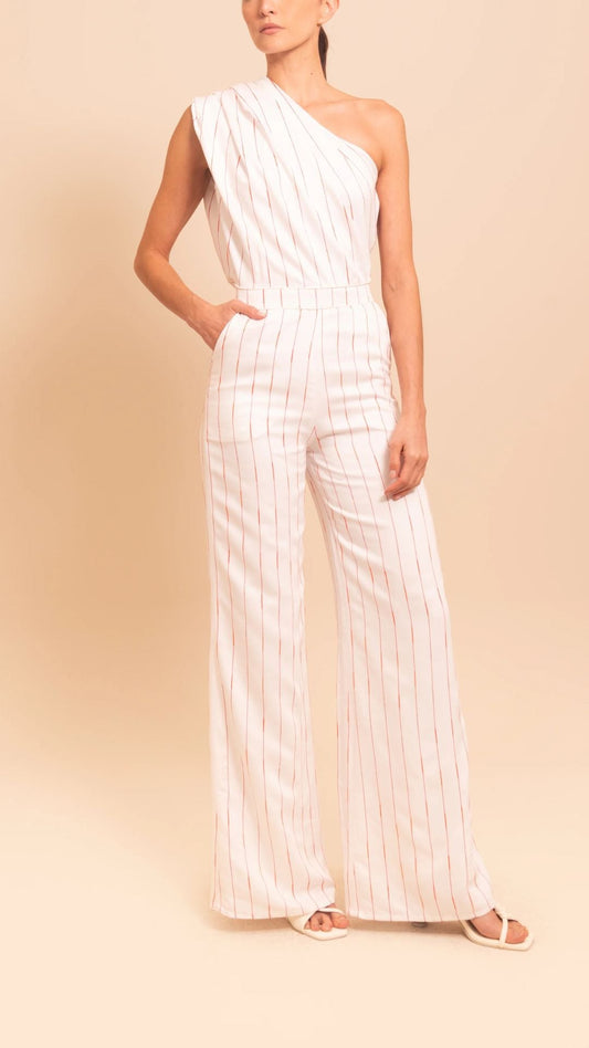 Bosawa Jumpsuit Ivory Stripe