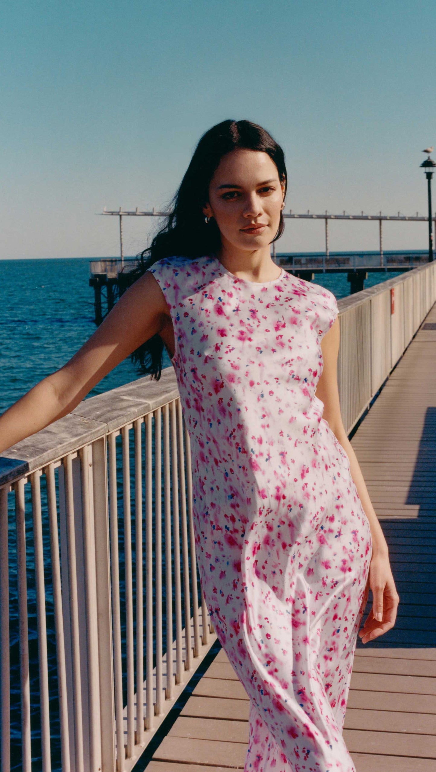 Bias Dress in Silk Charmeuse | Flora