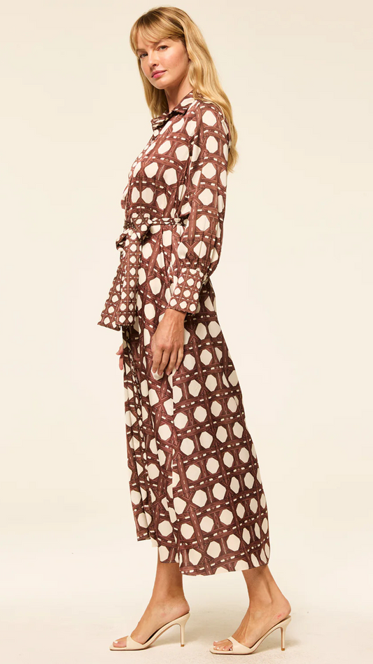 Herminia Dress Chocolate