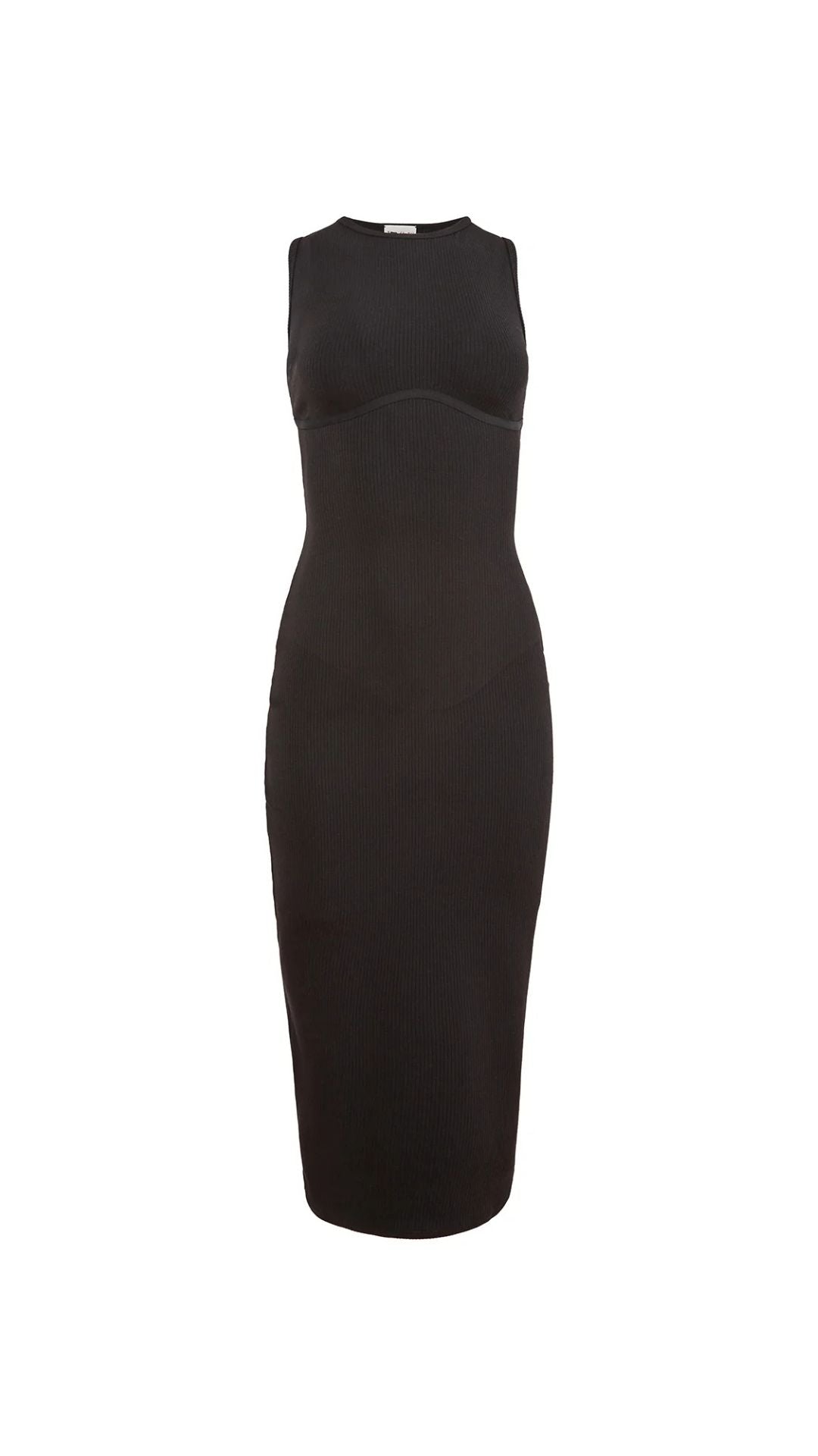 Hourglass Rib Midi Dress