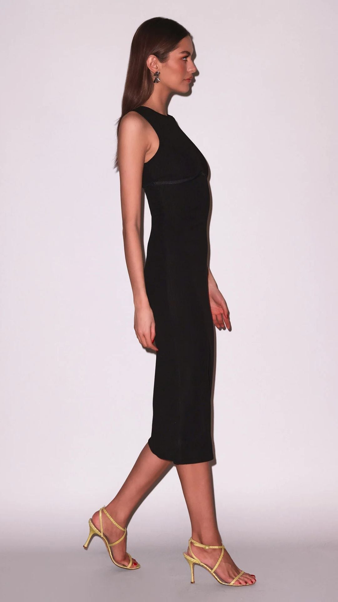 Hourglass Rib Midi Dress