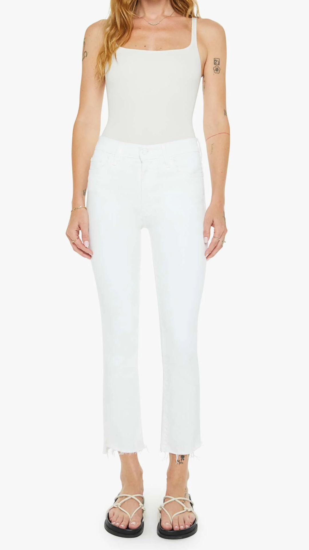 Insider Crop Step Fray