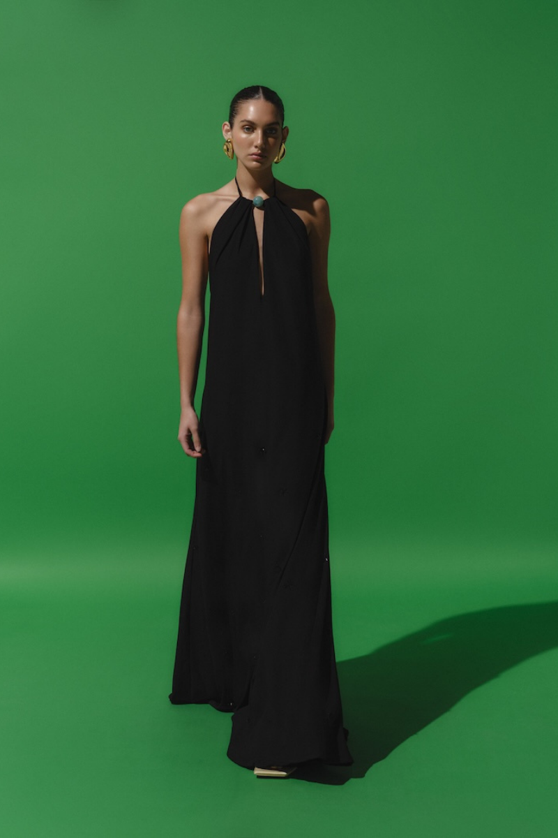 RONDINE DRESS IN BLACK