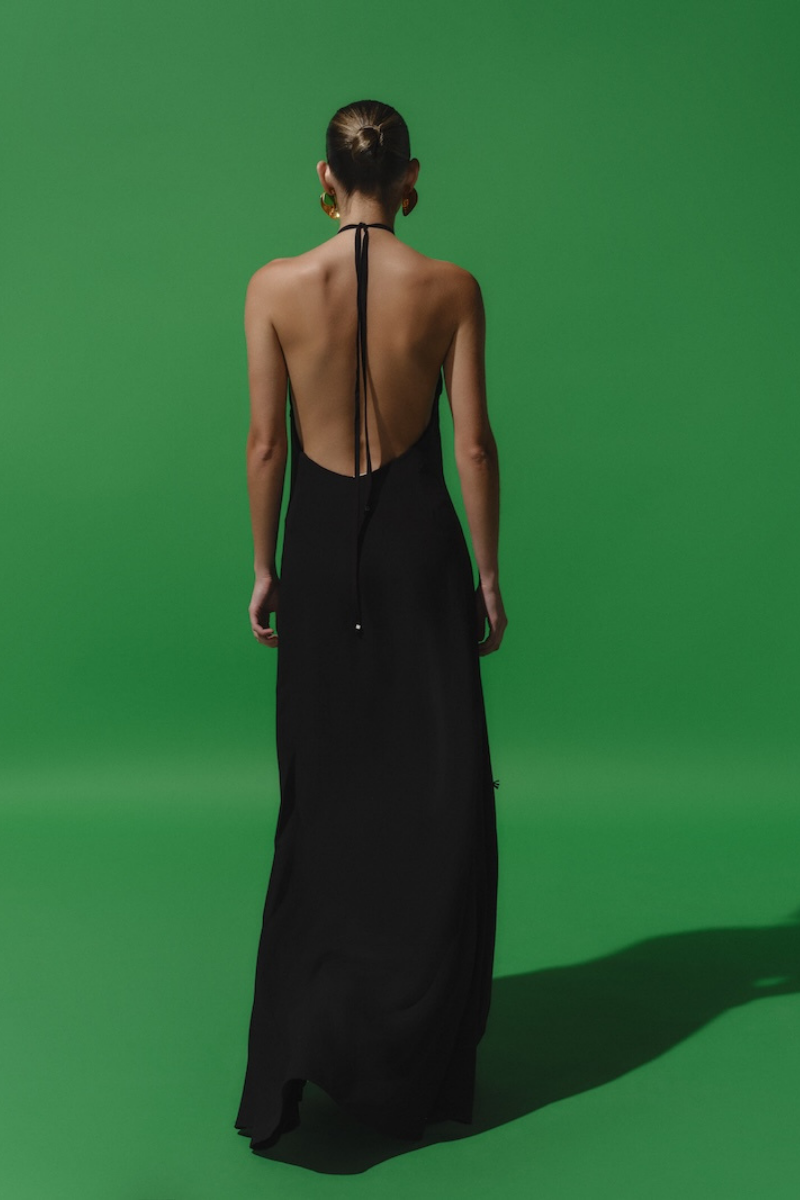 RONDINE DRESS IN BLACK