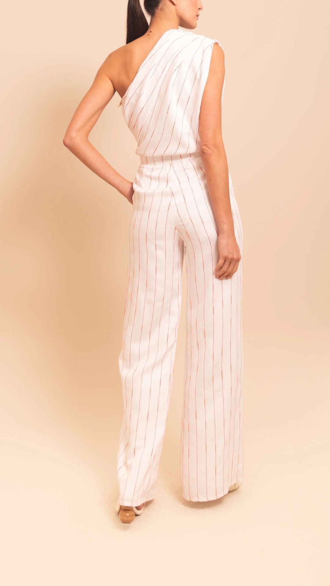 Bosawa Jumpsuit Ivory Stripe