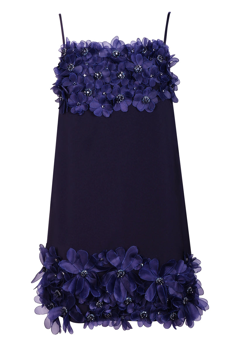 ALIA NOIRE MINI DRESS IN NAVY