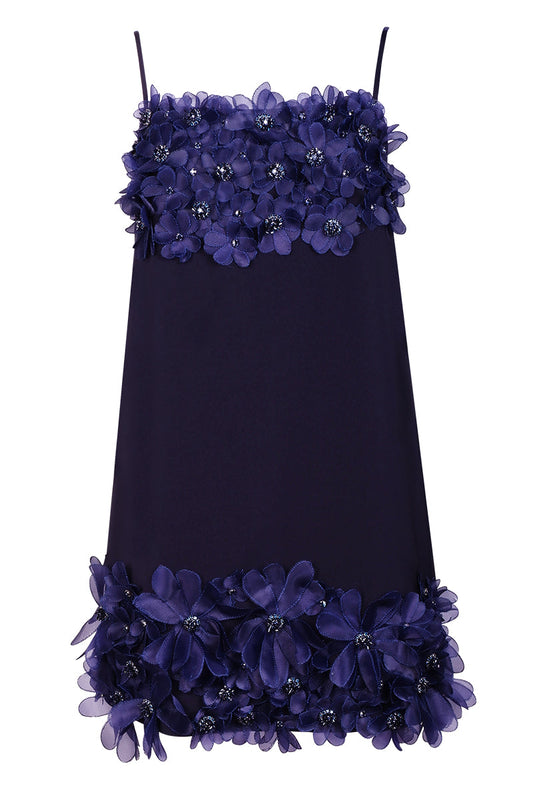 ALIA NOIRE MINI DRESS IN NAVY