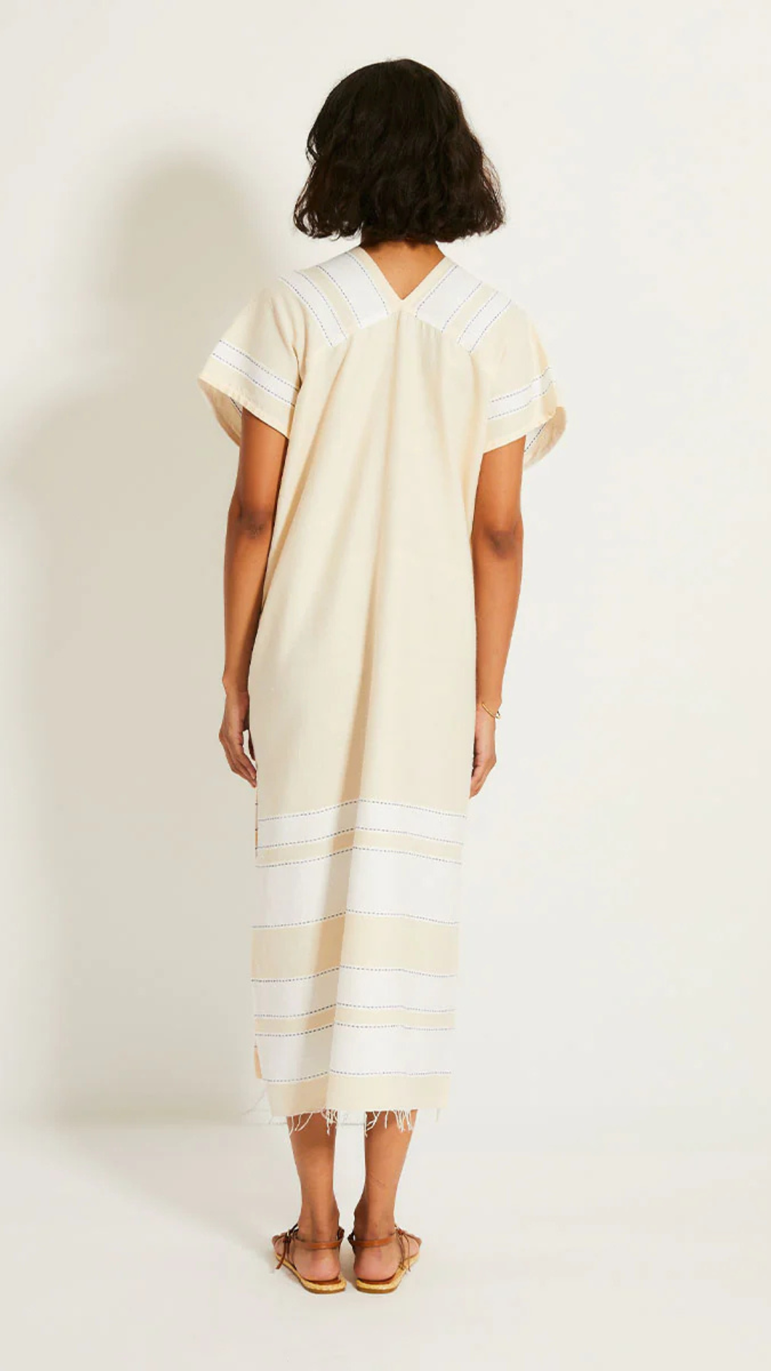 Gasita V Neck Caftan