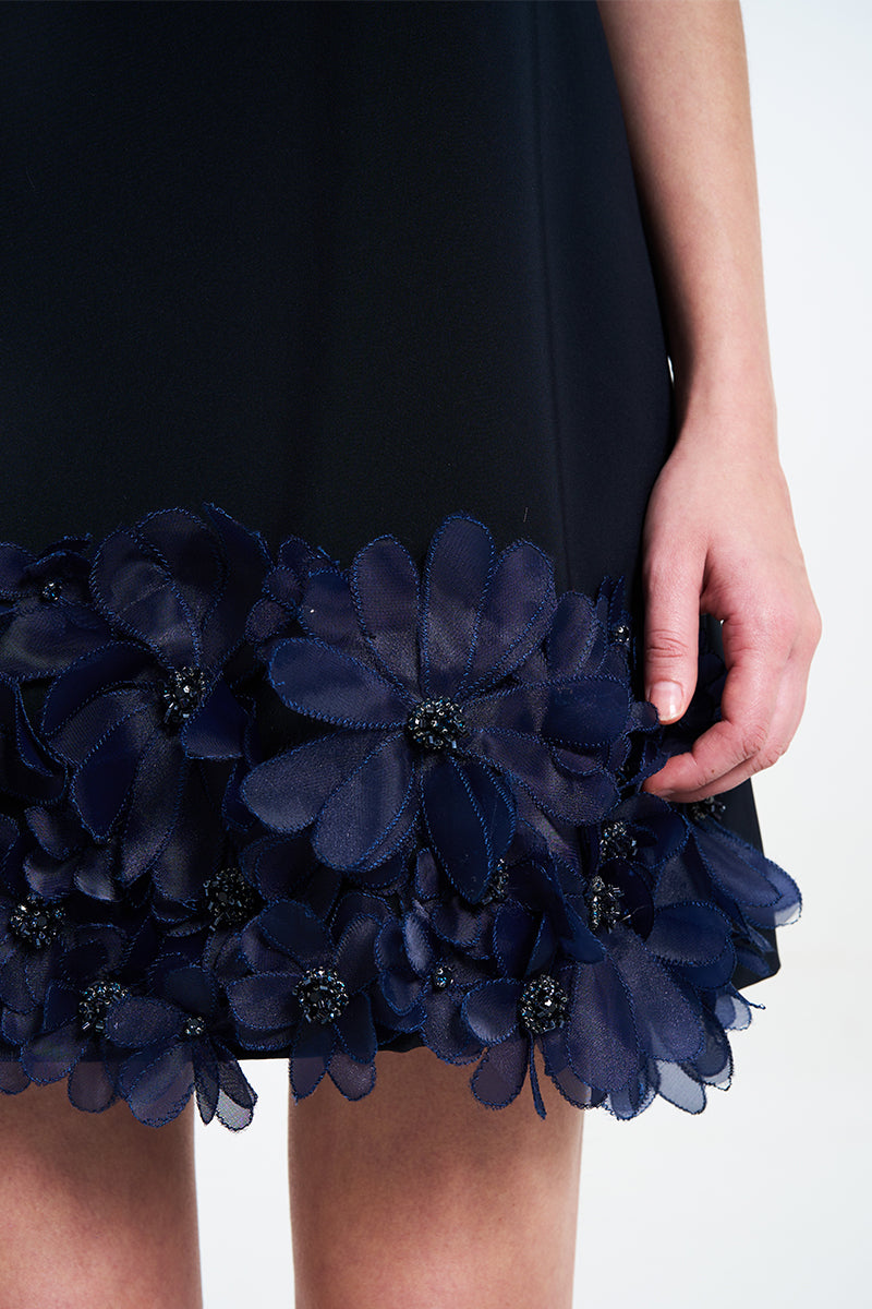 ALIA NOIRE MINI DRESS IN NAVY