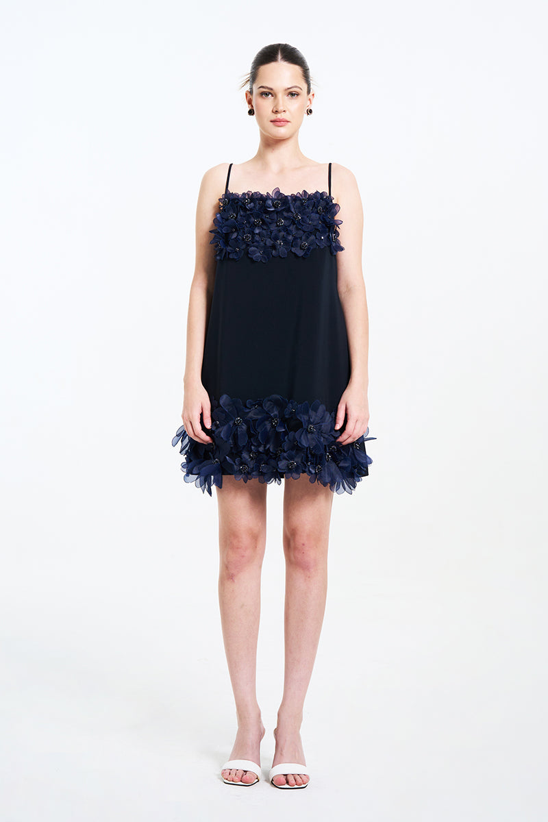 ALIA NOIRE MINI DRESS IN NAVY