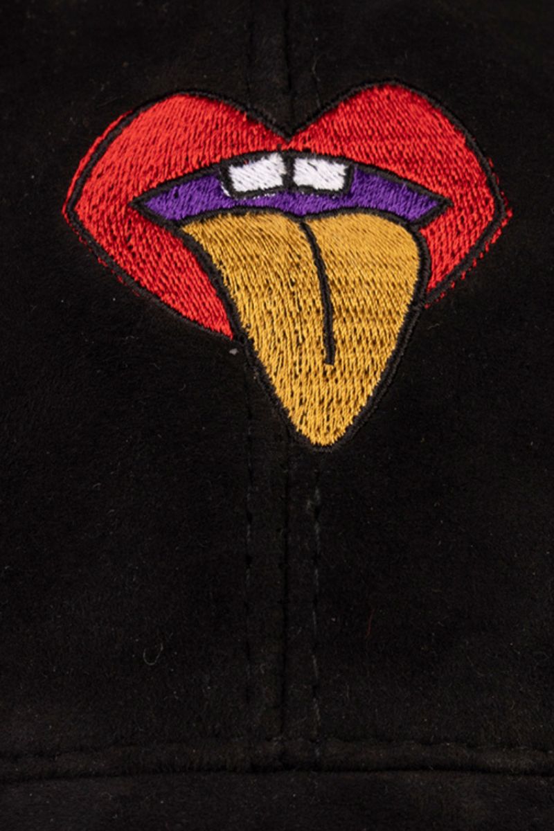 ROLLING TONGUE EMBROIDERED CAP