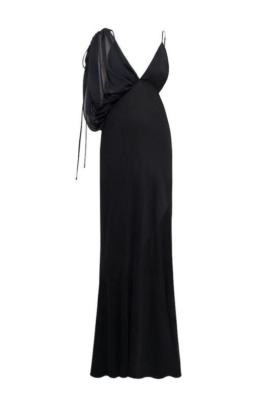 LIZA MAXI DRESS IN BLACK