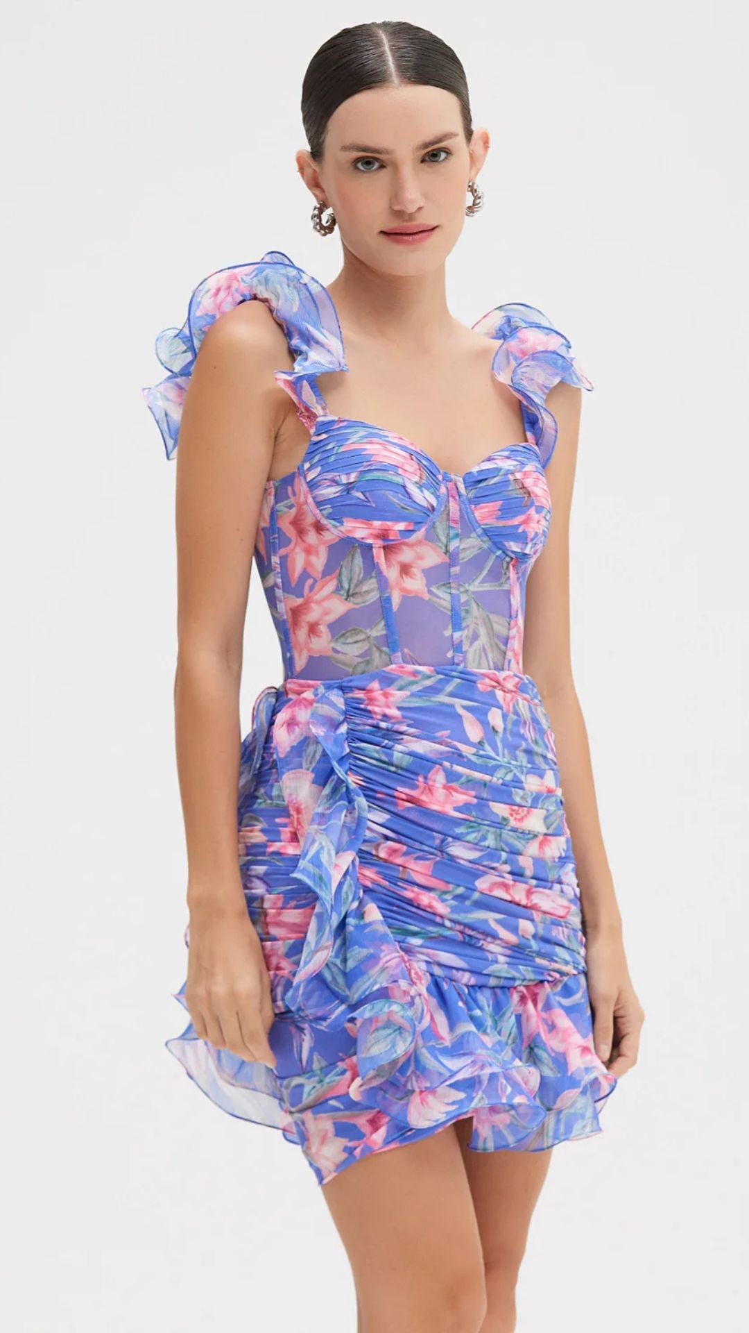 Amaryllis Flutter Dress