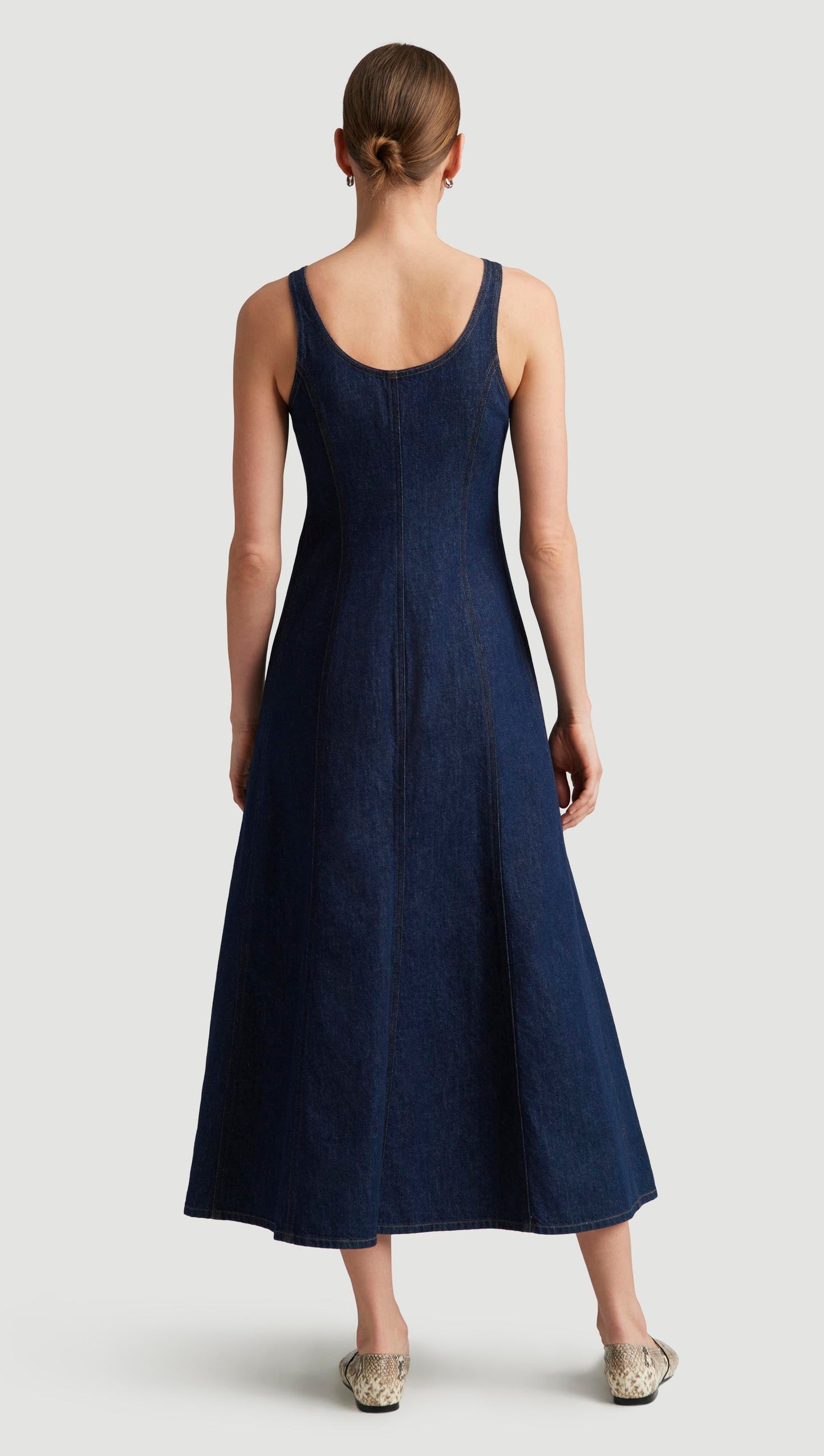 Farrow Denim Dress in Regenerative Cotton | Omni