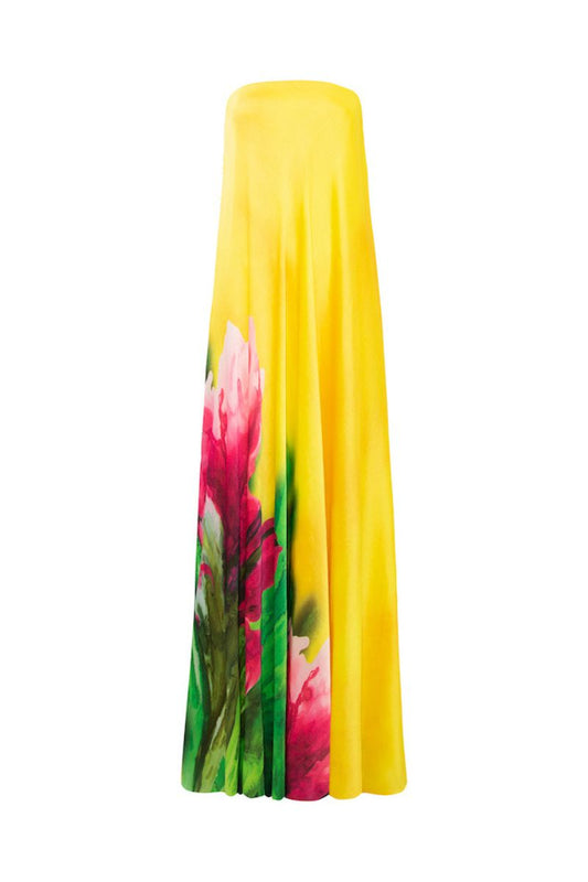 PEONY DRESS IN BOLD BLOSSOM PRINT