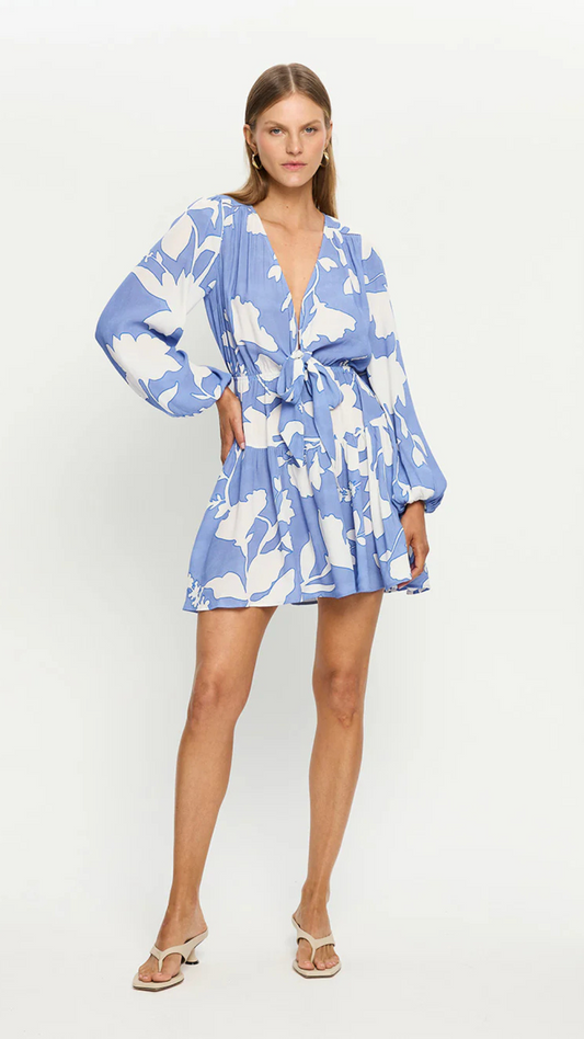 Amelie Tie Front Mini Dress