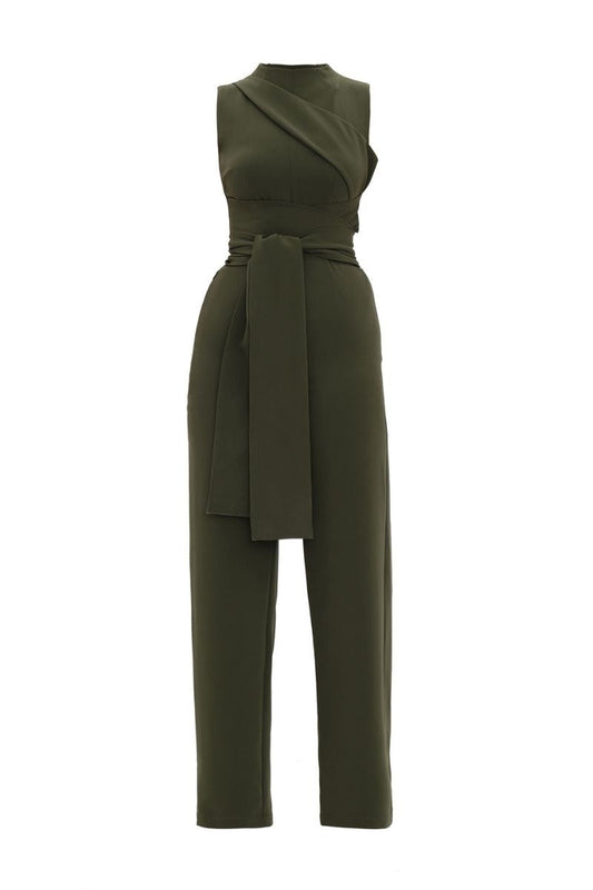 EDAR JUMPSUIT IN OLIVE