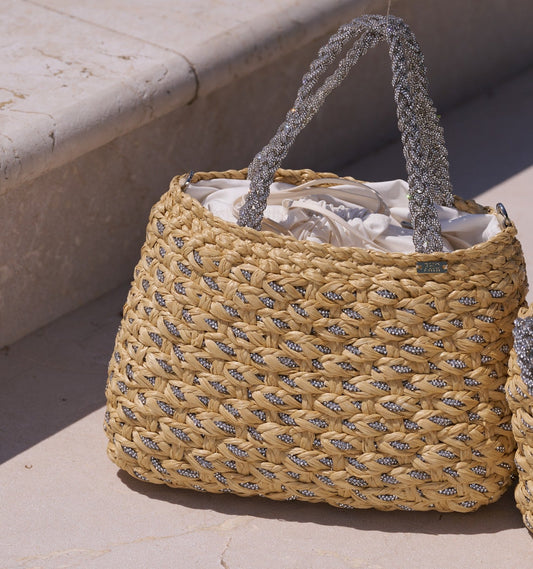 Natural Woven Big Bag
