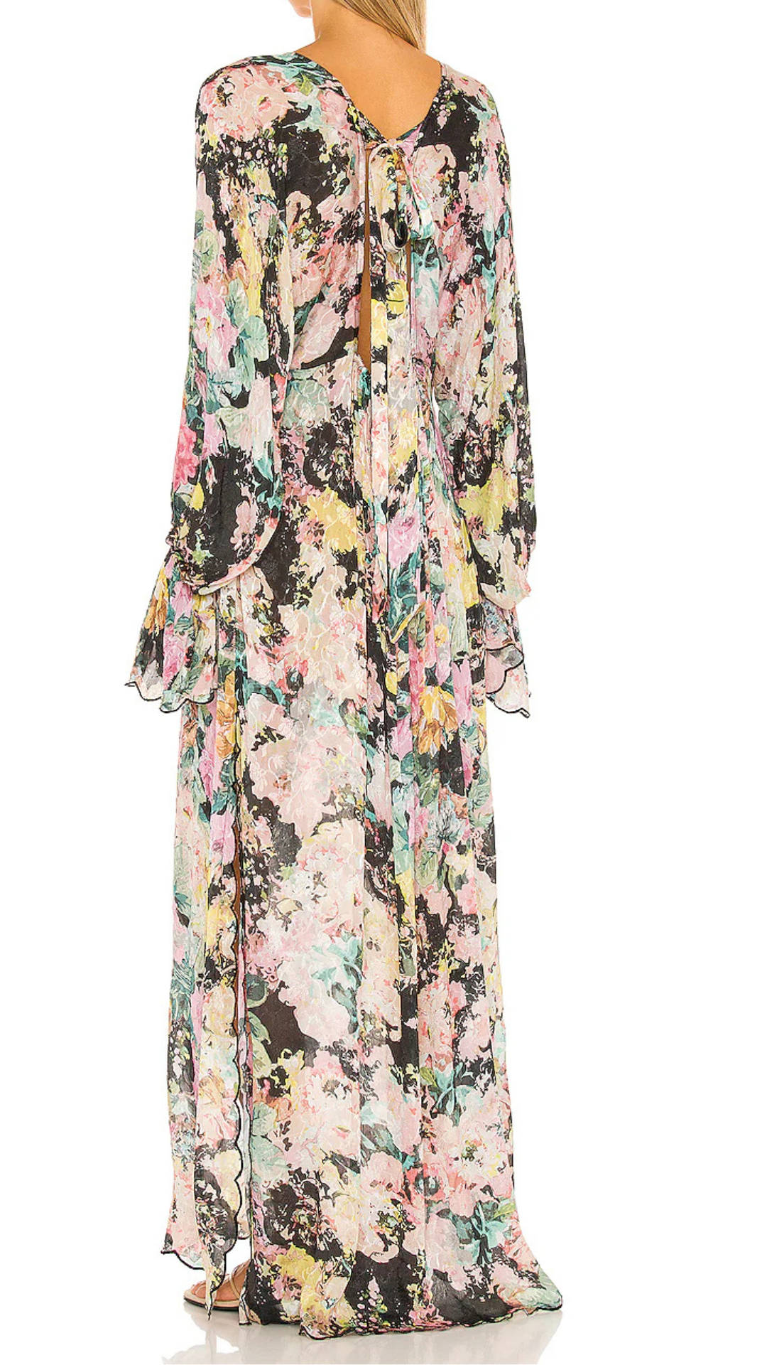 Teien Kaftan Dress - Black