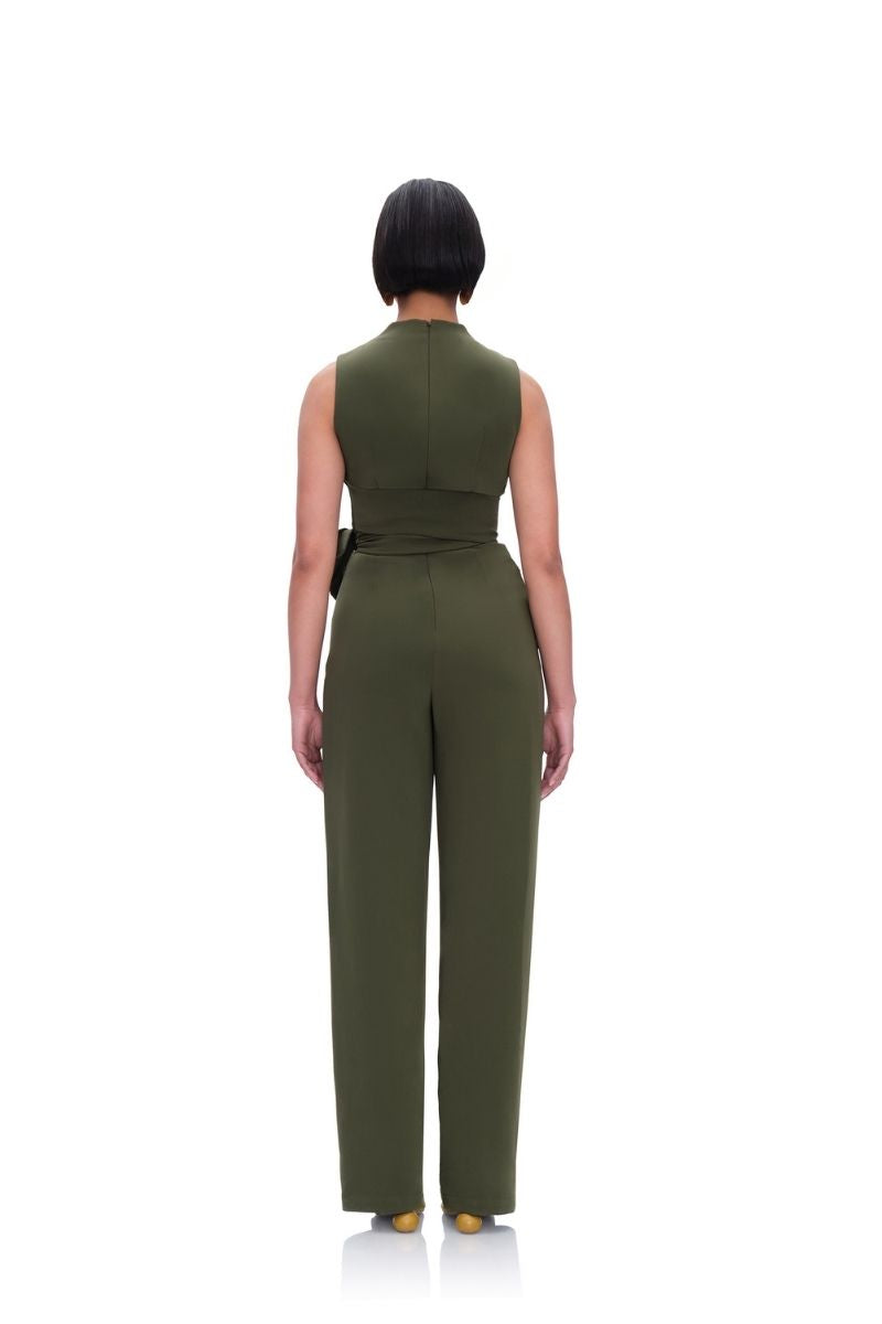 EDAR JUMPSUIT IN OLIVE
