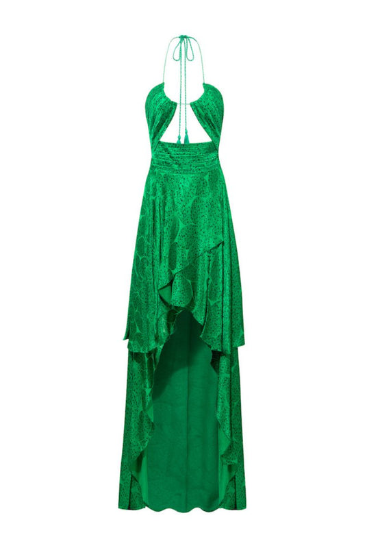 NIKITA DRESS IN KELLY GREEN