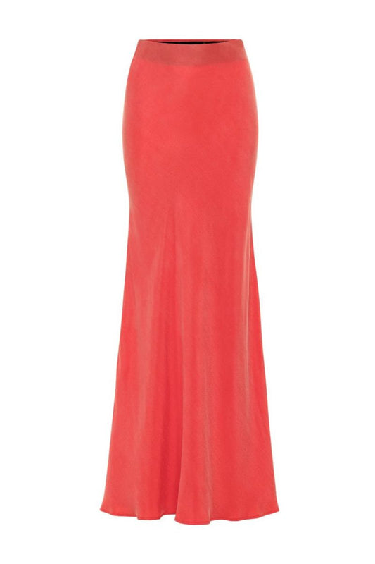 AQUAFLORA LUCY SLIP SKIRT IN CORAL