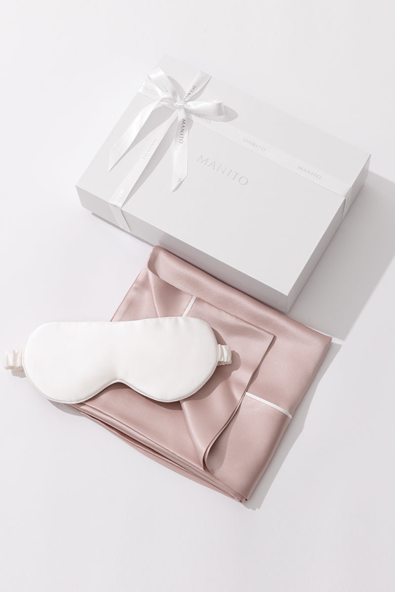 SWEET DREAMS SILK GIFT BOX IN SOFT PINK