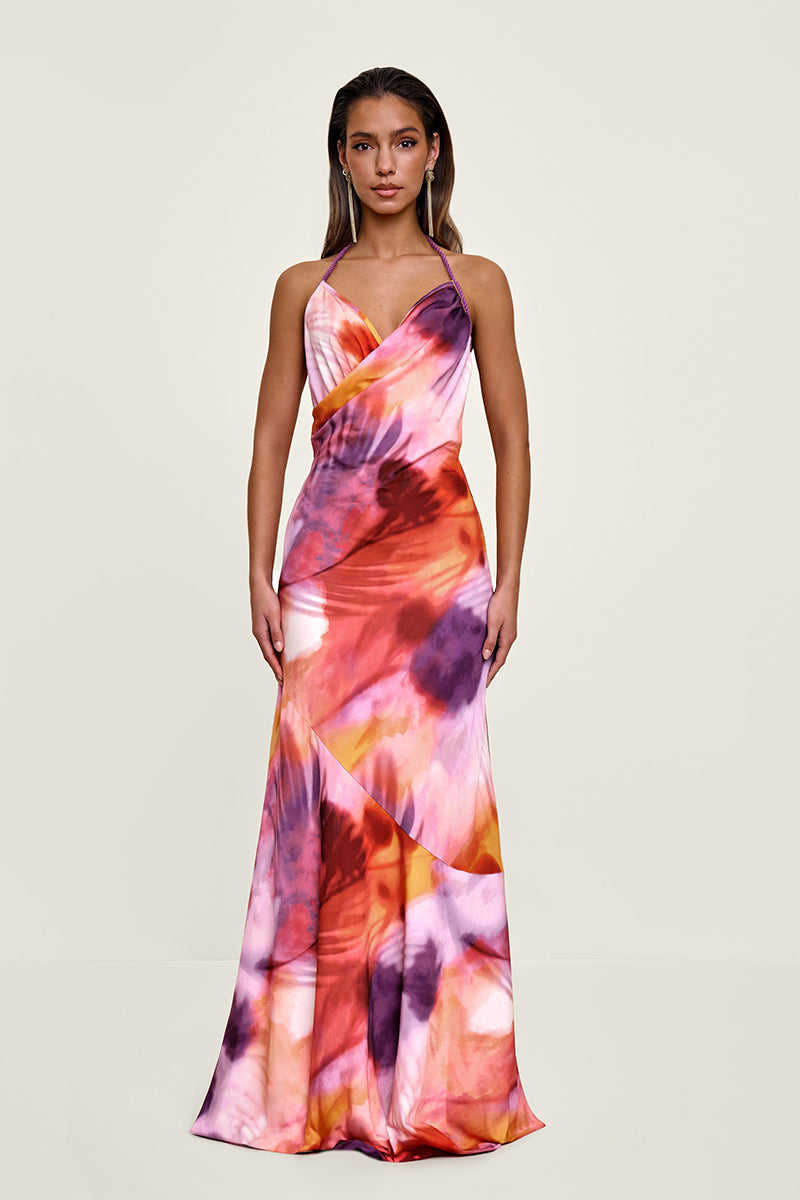 TIRO FULL LENGTH DRESS IN DANDI PRINT
