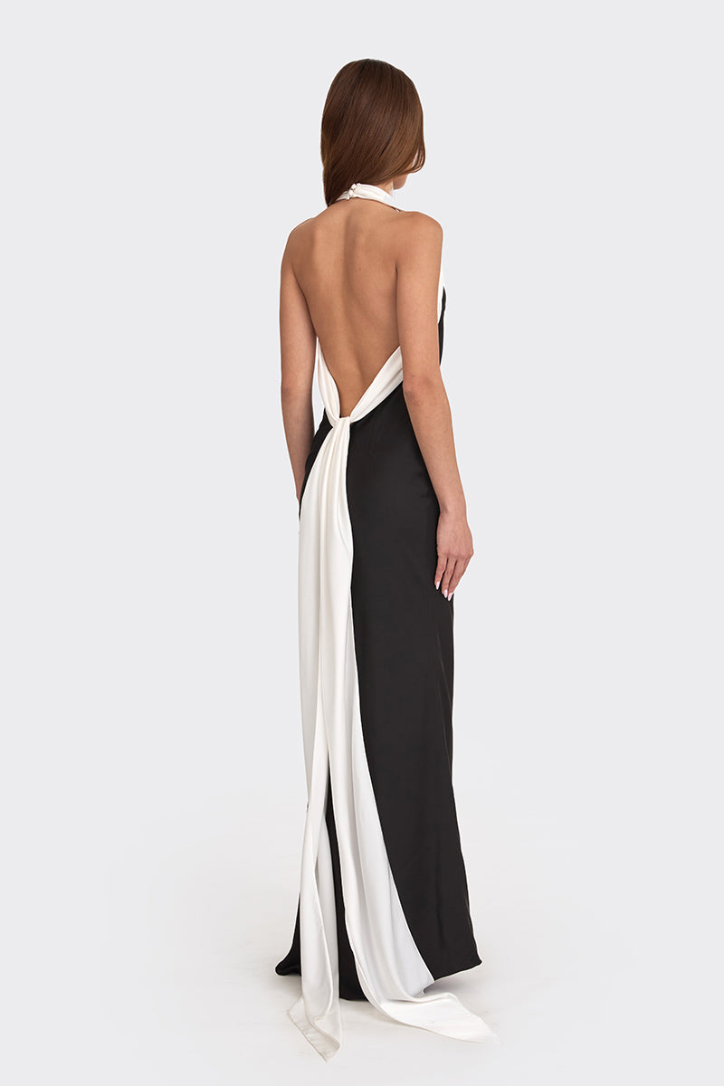 ANGELINE MAXI DRESS IN BLACK