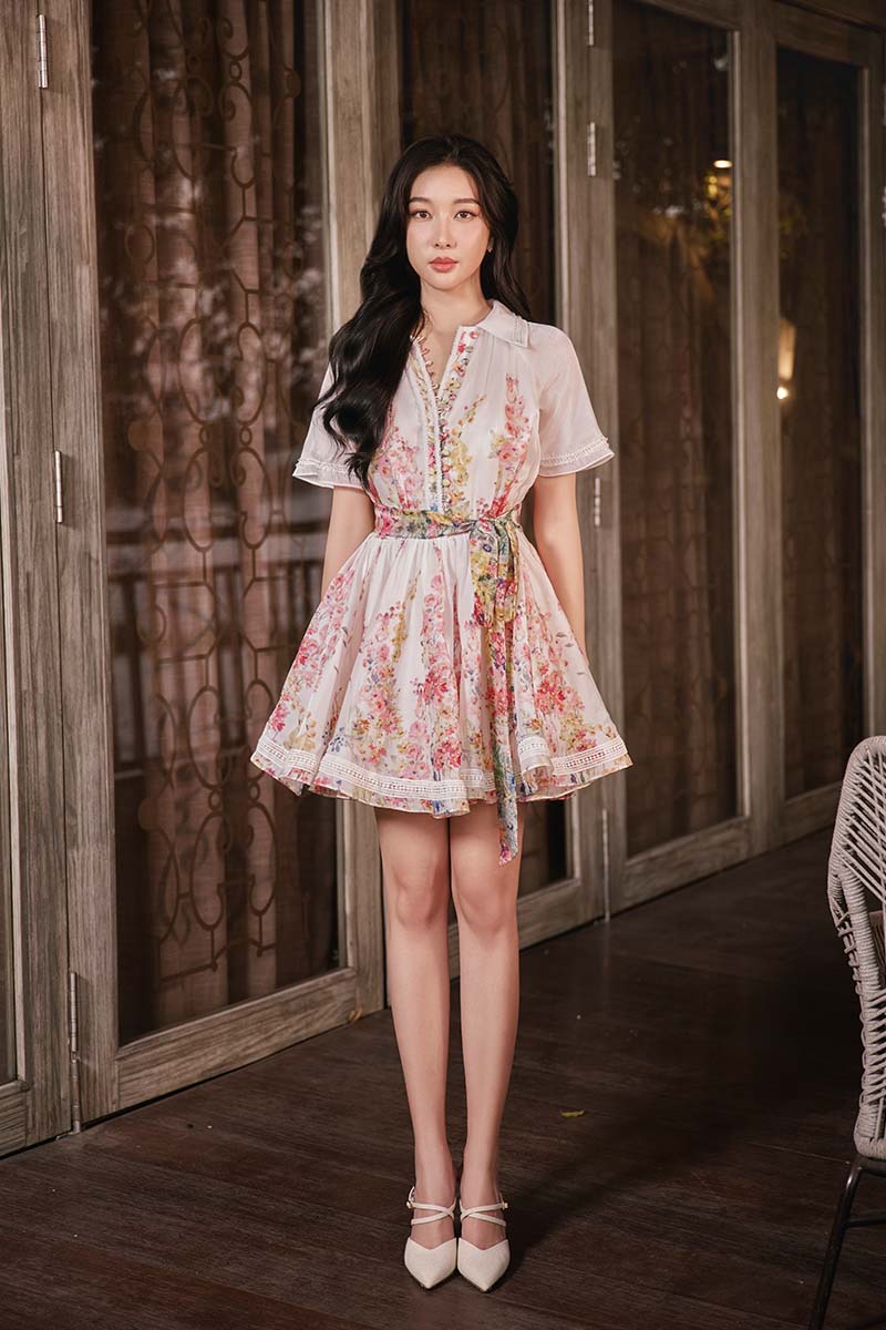 TROPICAL REVERIE MINI DRESS